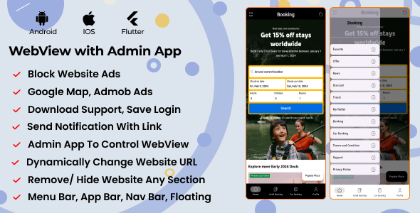 Webview - Unique Feature - Modern Design WebView with Admin App | Real ...